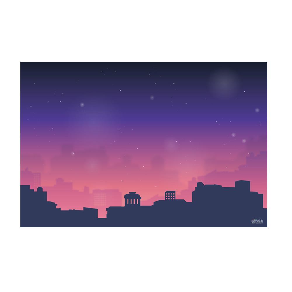 Sticky design black board the night sky