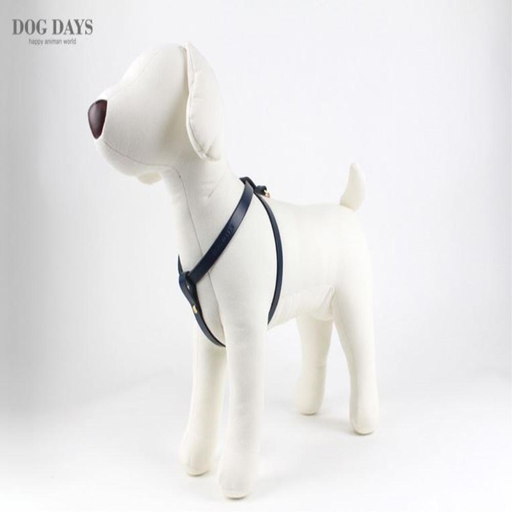 Premium leather harness I type (Blue)
