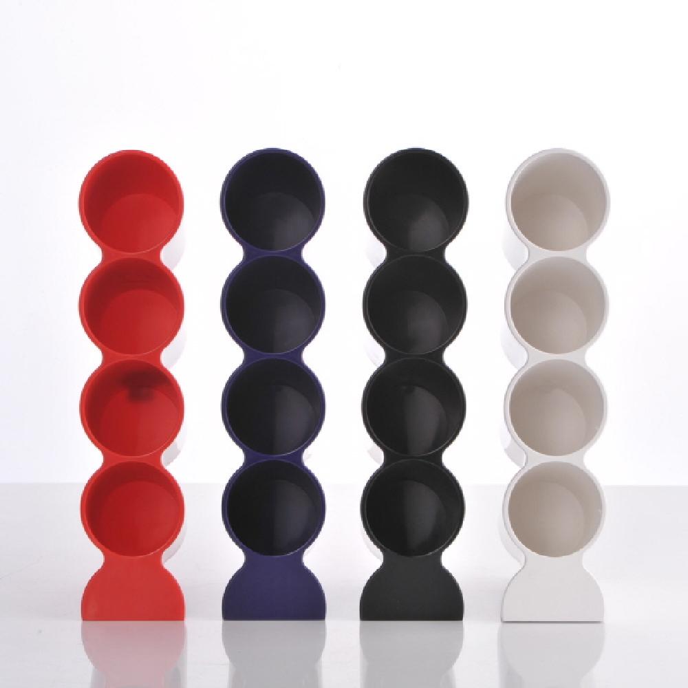 Open People Wave Pen Holder Pencil Holder 4 Division for Short Pens