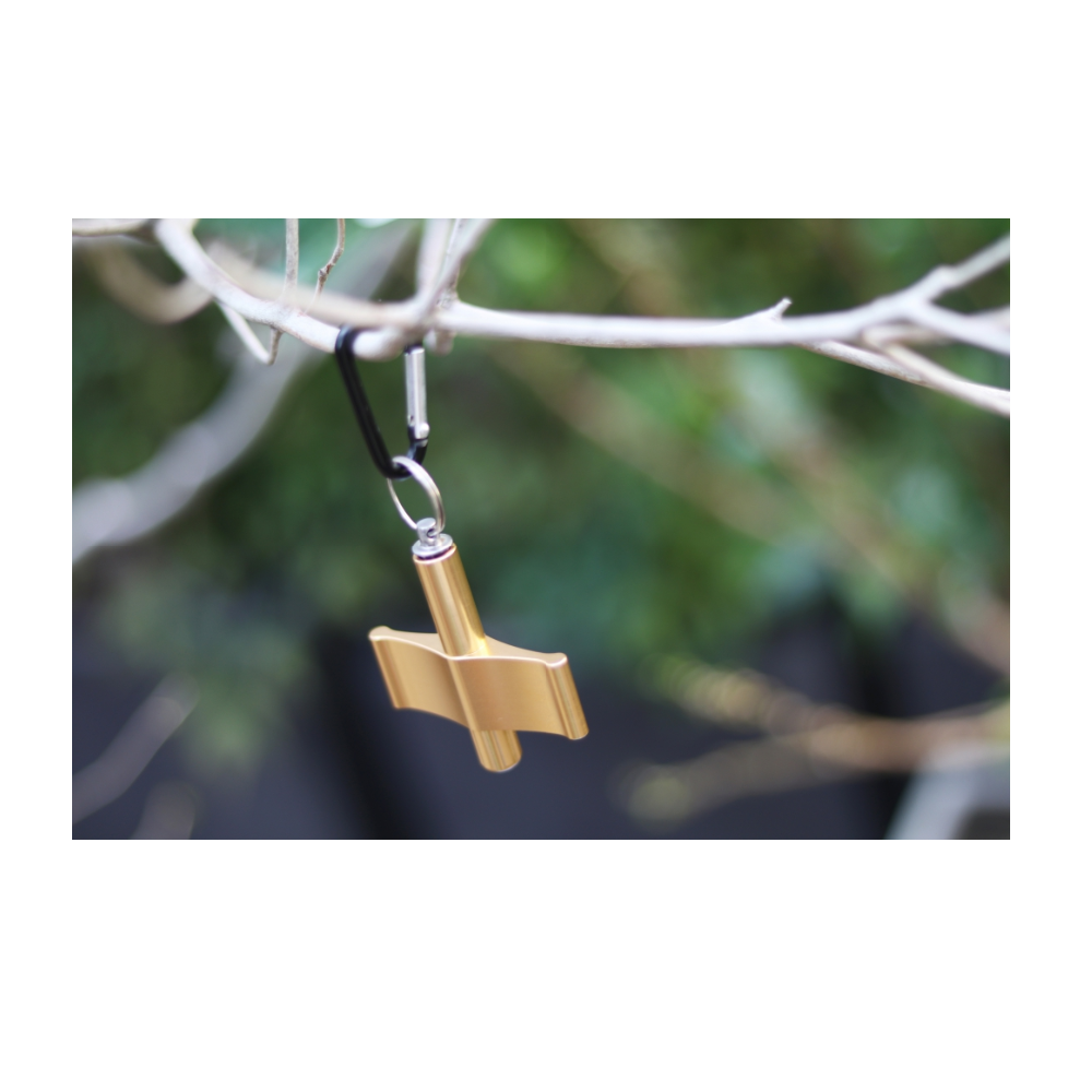 ALTUNE Solid Aluminum Drum Key (I TYPE, Black)