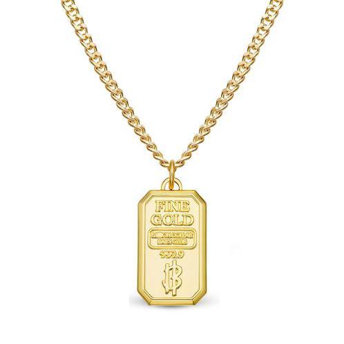 Gold Bar Flex Necklace Gold XXS | Million, Dollar, Baby, Club, Gold, Bar, Flex, Necklace
