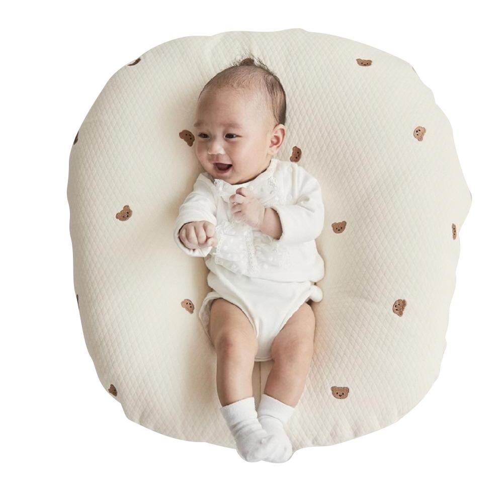 [Rototobebe] Nursing Pillow No Vomit Cushion Teddy Quilted