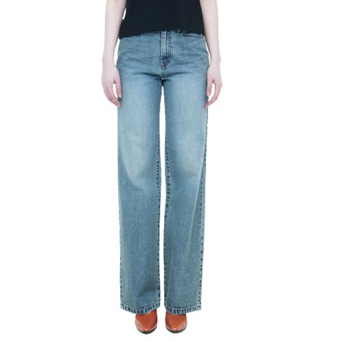 UNBALANCE POCKET DENIM PANTS | jeans, denim, denim pants, unbalanced, semi-wide, Y2K Washing