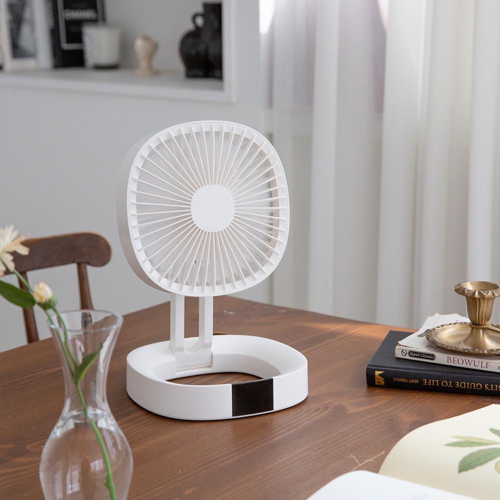 COOLEAN Cordless Mini Folding Desk Fan CL-007
