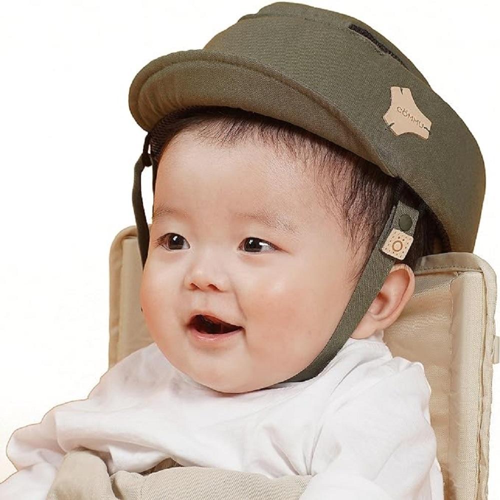COMMU Baby Helmet for Crawling Walking Baby Head Protector(Picnic Green) - Toddler, Infant Baby Safe