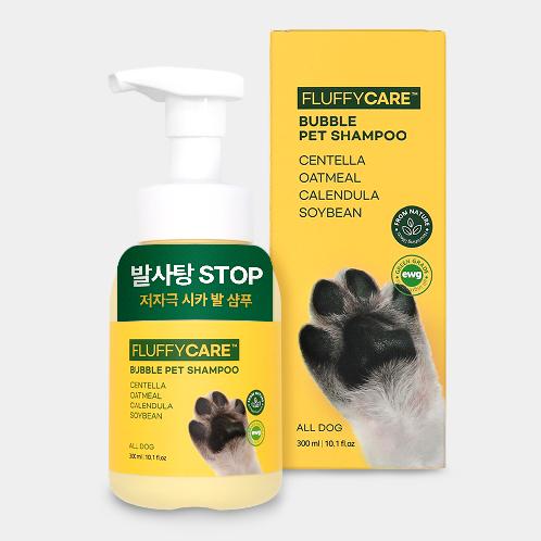 FLUFFYCARE Bubble Pet Shampoo 300ml | Pet shampoo, K-Beauty, Dog supplies