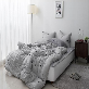 detail image1 Michael Velvet Duvet Cover Queen size  Grey 180*210cm