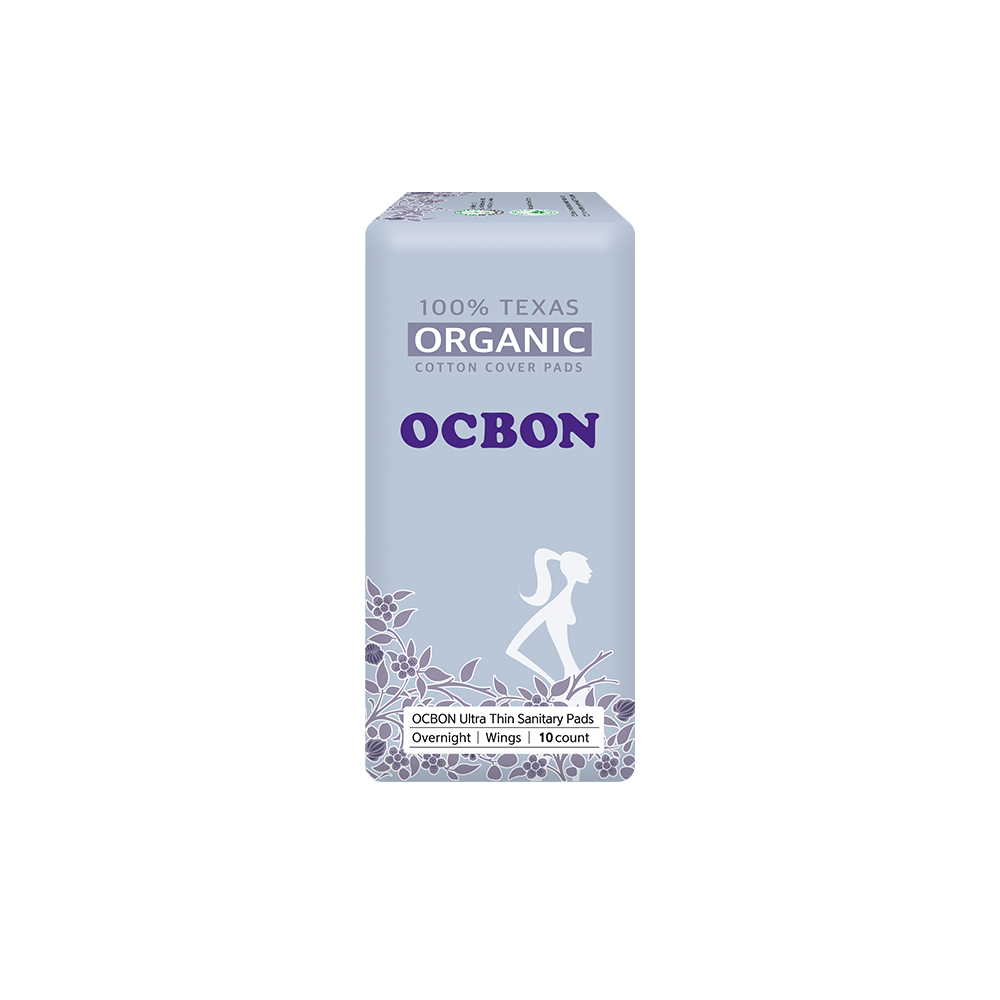 OCBON Ultra-Thin Organic Cotton Sanitary Pad