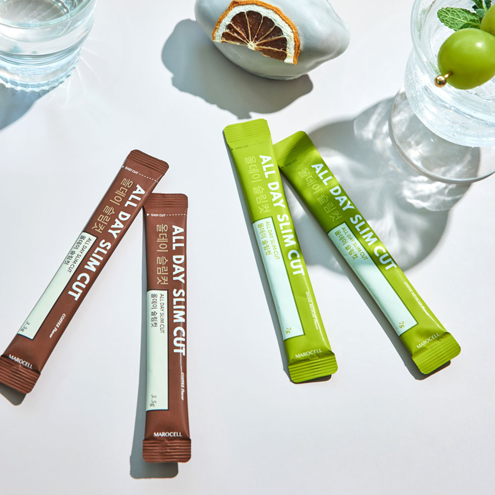 Marocell All day slim cut (cofee/ Grapefruit & Black Tea/Shine muscat), HCA, healthy diet supplement